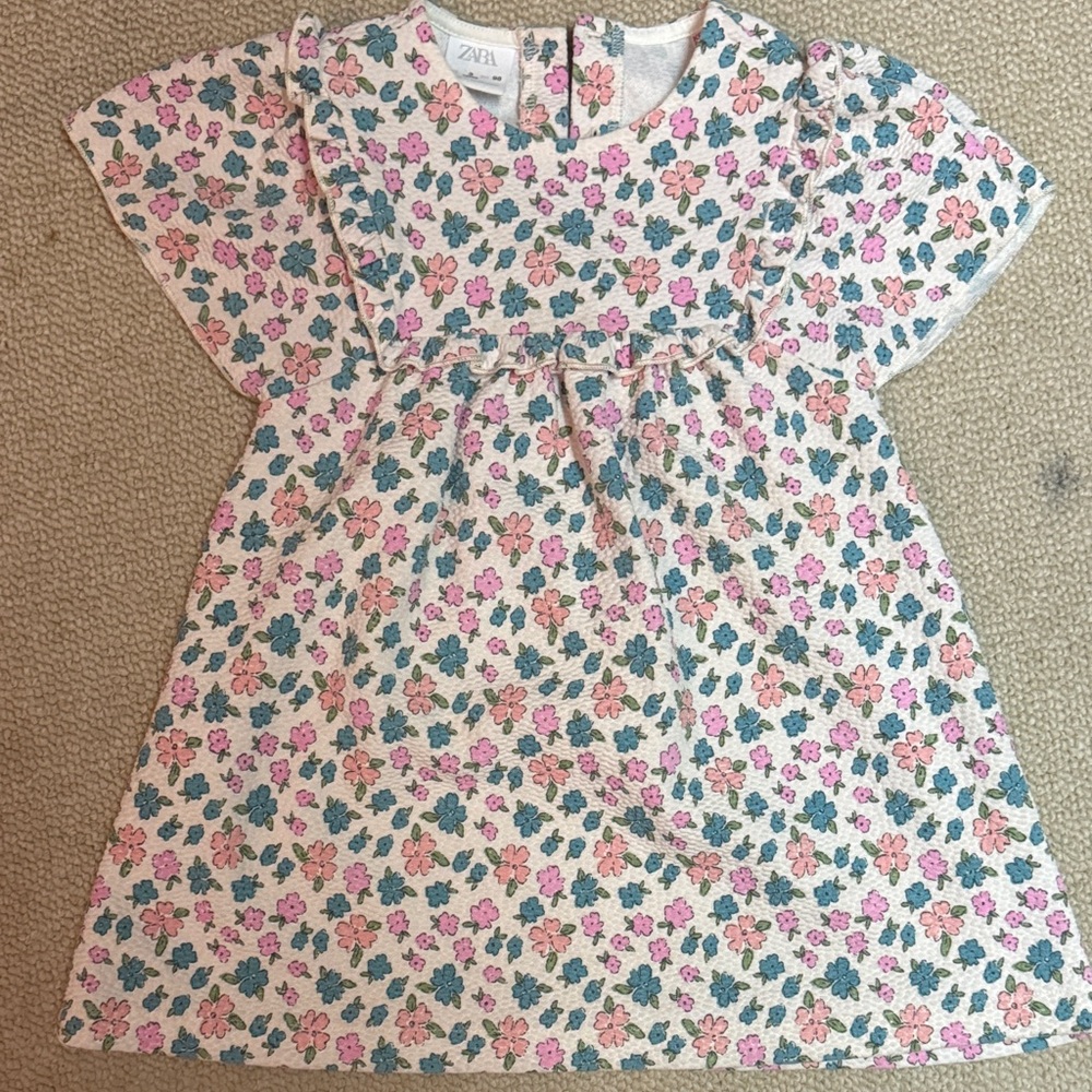 Zara Multicolor Floral Dress